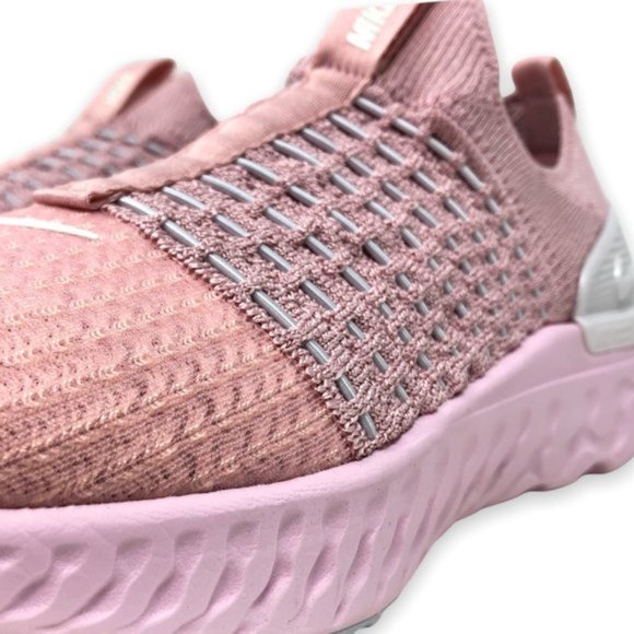 Women Nike React Phantom Run FK 2 Running Shoes Pink White DH0130 600 NEW - Picture 2 of 10